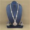 Antique Long Necklace Set With Gold Plating