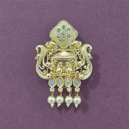 Antique Classic Brooch With Gold Plating