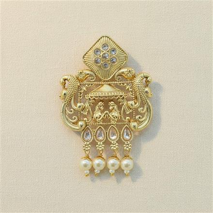 Antique Classic Brooch With Gold Plating