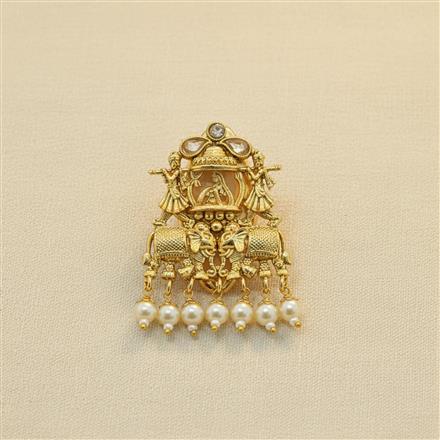 Antique Classic Brooch With Gold Plating