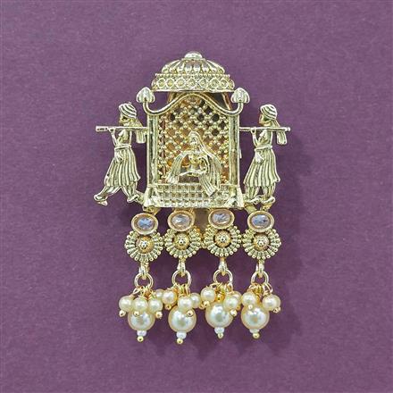 Antique Classic Brooch With Gold Plating