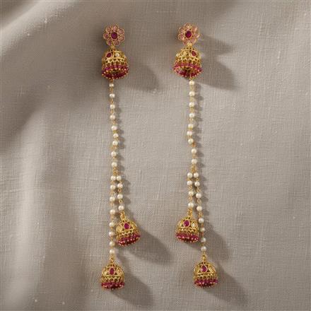 Antique Kashmiri Earring With Gold Plating