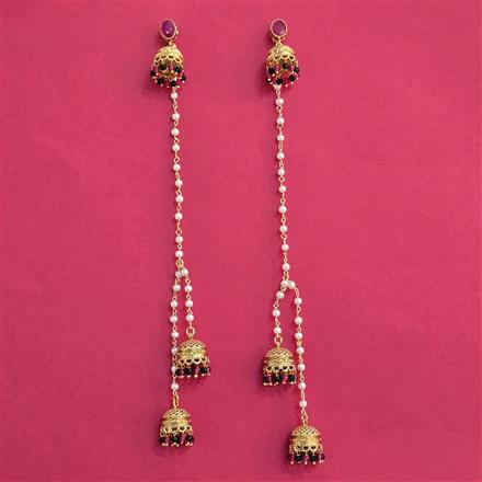 Antique Kashmiri Earring With Gold Plating
