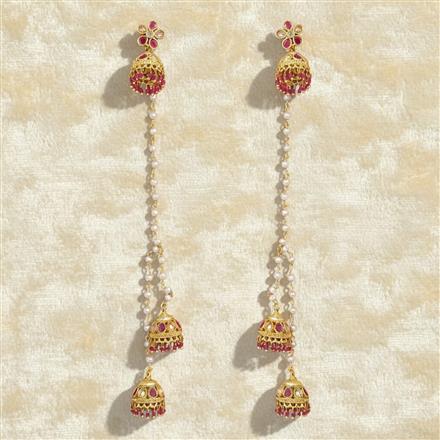 Antique Kashmiri Earring With Gold Plating
