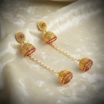 Antique Kashmiri Earring With Gold Plating