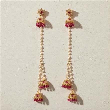 Antique Kashmiri Earring With Gold Plating