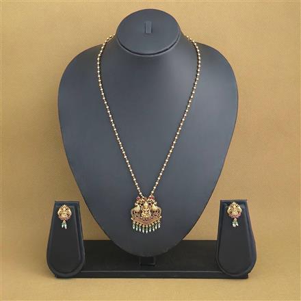 Antique South Indian Pendant Set With Gold Plating