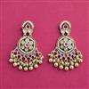 Antique Moti Earring With Gold Plating