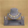 Antique Temple Necklace Set With Gold Plating