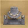 Antique Temple Necklace Set With Gold Plating