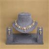 Antique Temple Necklace Set With Gold Plating