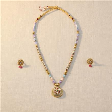 Antique Classic Pendant Set With Gold Plating