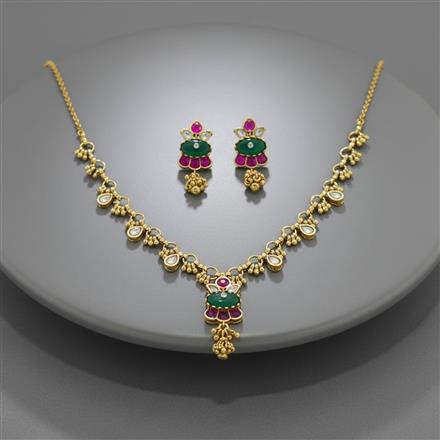 Antique Classic Necklace With Gold Plating