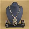 Antique Moti Pendant Set With Gold Plating
