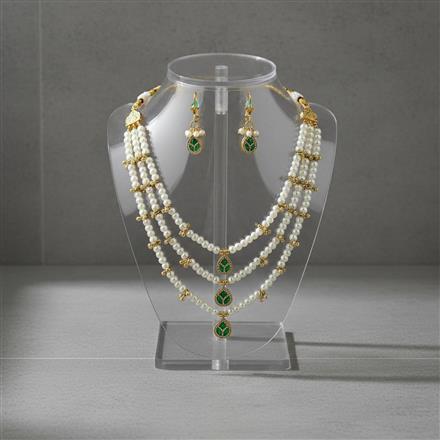 Antique Mala Necklace With Gold Plating