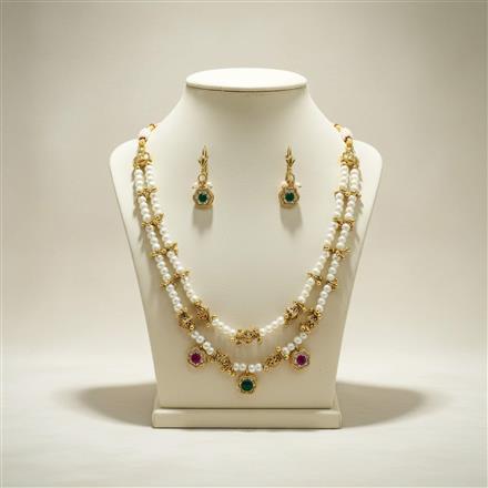 Antique Mala Necklace With Gold Plating