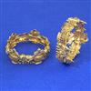 Antique Openable Bangles With Matte Gold Plating