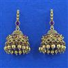 Antique Jhumki With Matte Gold Plating