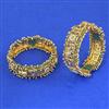 Antique Openable Bangles With Matte Gold Plating