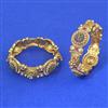 Antique Openable Bangles With Matte Gold Plating