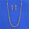 Antique Mala Necklace Set With Gold Plating