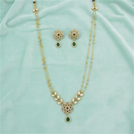 Antique Classic Pendant Set With Gold Plating