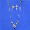 Antique Classic Pendant Set With Gold Plating