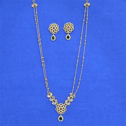 Antique Classic Pendant Set With Gold Plating