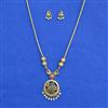 Antique Peacock Pendant Set With Gold Plating