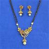 Antique Moti Mangalsutra With Gold Plating
