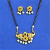 Antique Moti Mangalsutra With Gold Plating
