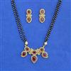 Antique Moti Mangalsutra With Gold Plating