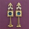 Antique Classic Earring With Matte Gold Plating