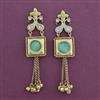 Antique Classic Earring With Matte Gold Plating