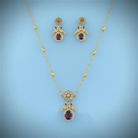 Antique Classic Pendant Set With Gold Plating