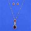 Antique Classic Pendant Set With Gold Plating