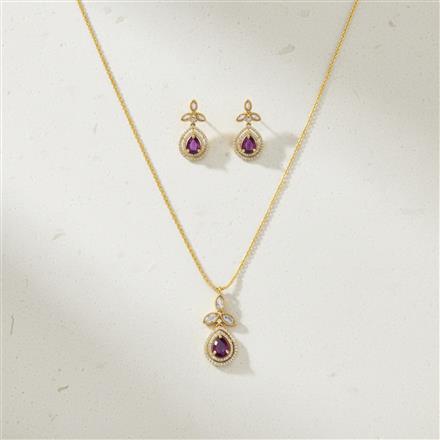 Antique Classic Pendant Set With Gold Plating