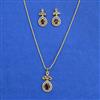 Antique Classic Pendant Set With Gold Plating