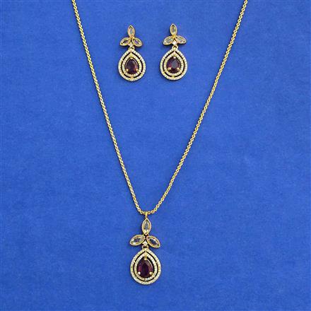 Antique Classic Pendant Set With Gold Plating