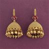 Antique Jhumki With Matte Gold Plating