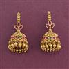 Antique Jhumki With Matte Gold Plating