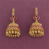 Antique Jhumki With Matte Gold Plating