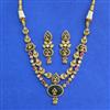 Antique Classic Necklace With Matte Gold Plating
