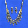 Antique Classic Necklace With Matte Gold Plating