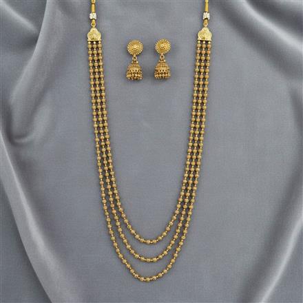 Antique Classic Mala Necklace With Gold Plating