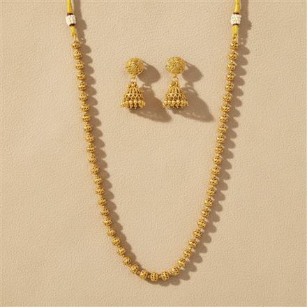 Antique Classic Mala Necklace With Gold Plating