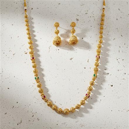 Antique Mala Necklace With Gold Plating