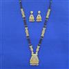 Antique Meenakari Mangalsutra With Matte Gold Plating