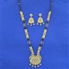 Antique Meenakari Mangalsutra With Matte Gold Plating