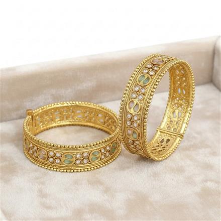 Antique Openable Bangles With Gold Plating
